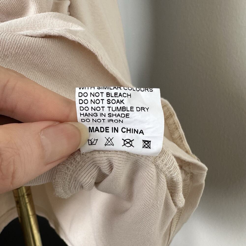 Runway The Label Winnie Shirt Faux Wrap Dress in Sand Mini - Picture 12 of 14